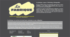Desktop Screenshot of lafabriquecoworking.net